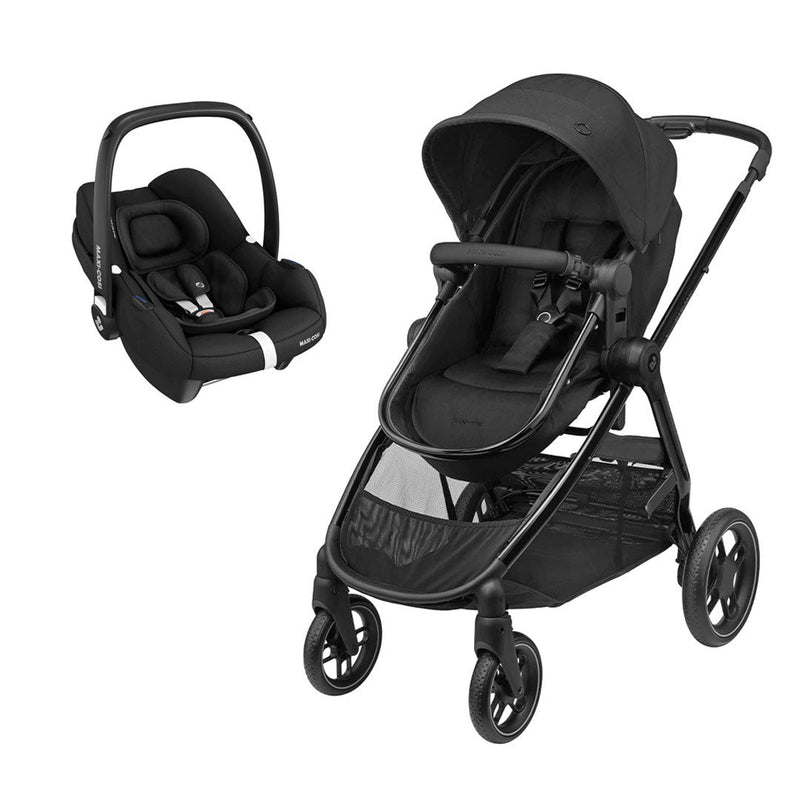 Maxi-Cosi Zelia Luxe 2-in-1 Pushchair Travel System - Twillic Black