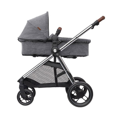 Maxi-Cosi Zelia Luxe 2-in-1 Pushchair + Base Travel System - Twillic Grey