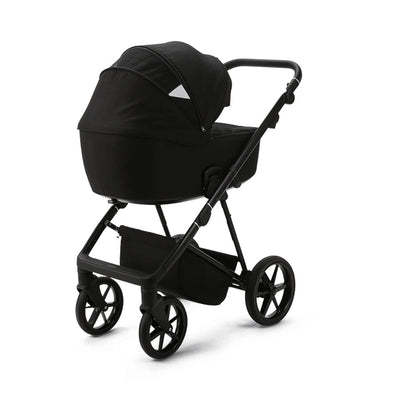 Mee-Go Milano Evo 2-in-1 Pram & Accessories - Abstract Black