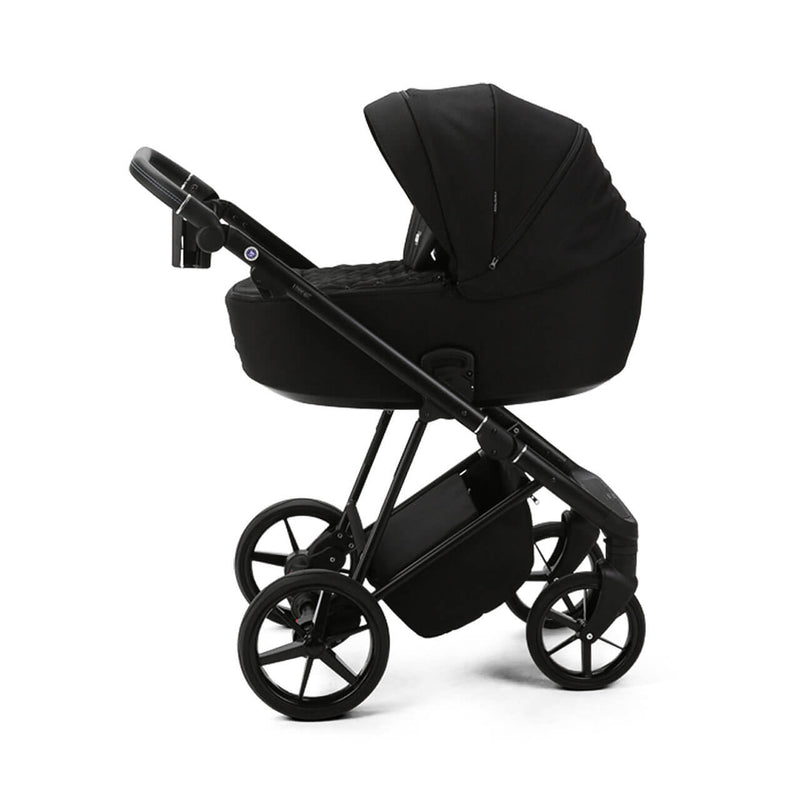 Mee-Go Milano Evo 3-in-1 Plus Base Travel System - Abstract Black