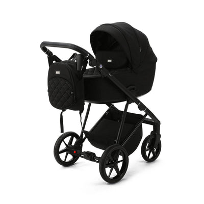 Mee-Go Milano Evo 2-in-1 Pram & Accessories - Abstract Black