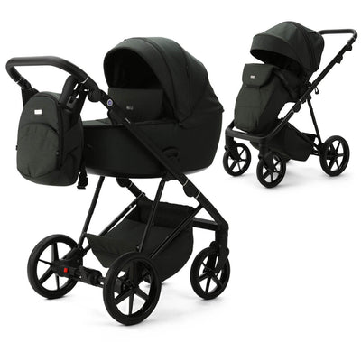 Mee-Go Milano Evo 2-in-1 Pram & Accessories - Racing Green