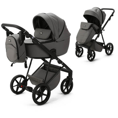 Mee-Go Milano Evo 2-in-1 Pram & Accessories - Slate Grey