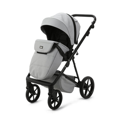 Mee-Go Milano Evo 2-in-1 Pram & Accessories - Stone Grey