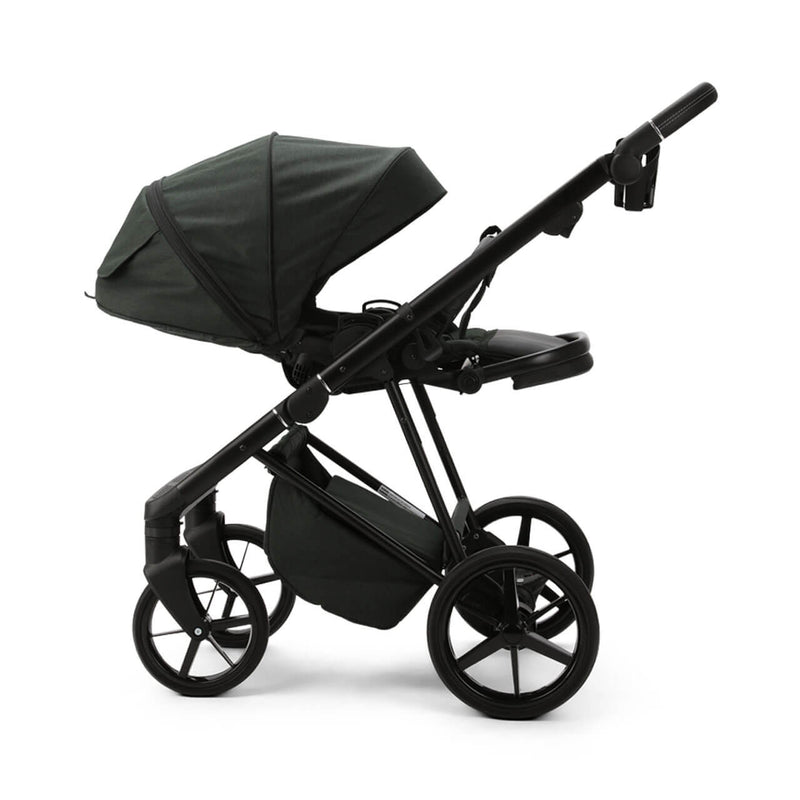 Mee-Go Milano Evo 3-in-1 Plus Base Travel System - Racing Green