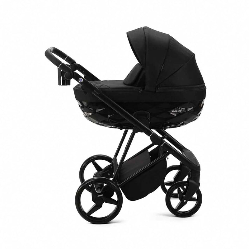 Mee-Go Milano Quantum 3-in-1 Plus Base Travel System - Carbon Black