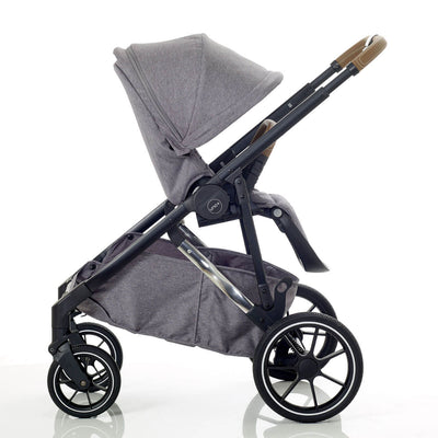 Mee-Go Uno+ 3-in-1 Travel System - Grey/Chrome