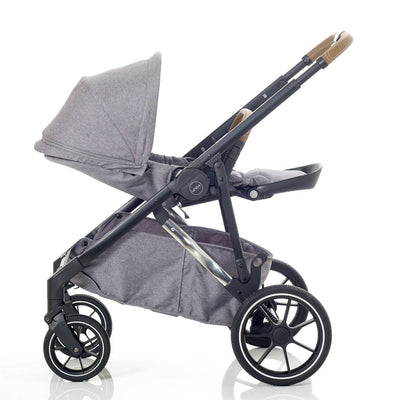 Mee-Go Uno+ 3-in-1 Travel System - Grey/Chrome