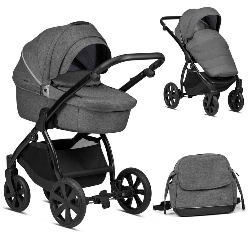 Noordi Fjordi 2-in-1 Pram - Dark Grey