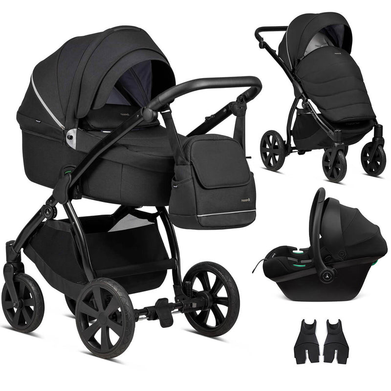 Noordi Fjordi 3-in-1 Travel System  - Black