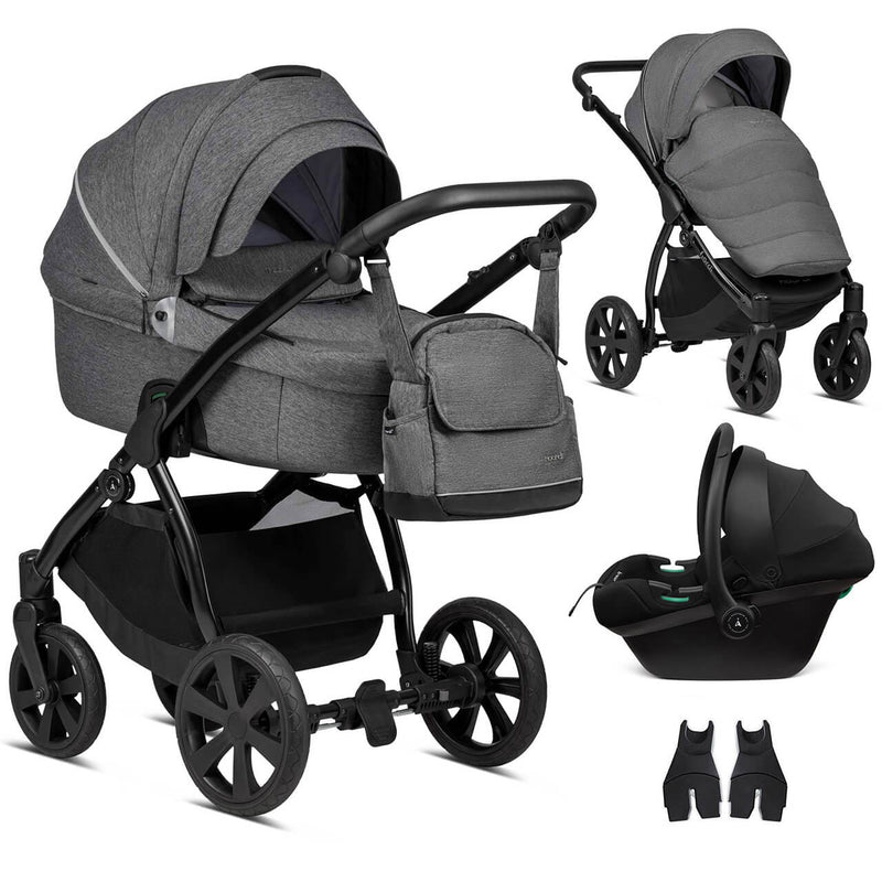 Noordi Fjordi 3-in-1 Travel System  - Dark Grey