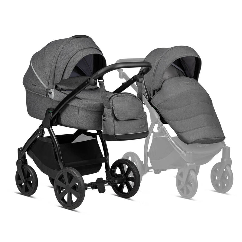 Noordi Fjordi 2-in-1 Pram - Dark Grey