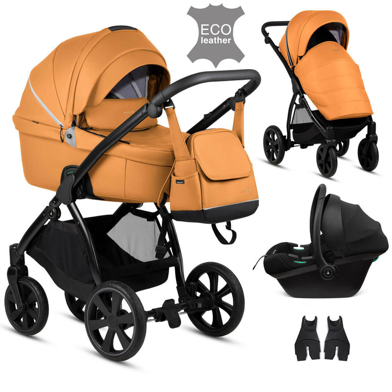 Noordi Fjordi Leather 3-in-1 Travel System - Camel