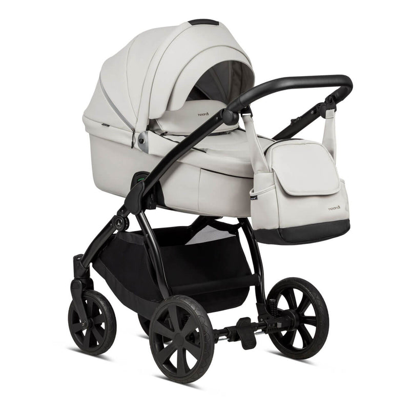 Noordi Fjordi Leather 2-in-1 Pram - Cloud