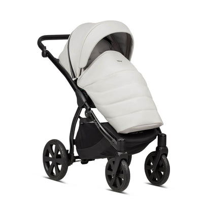 Noordi Fjordi Leather 2-in-1 Pram - Cloud