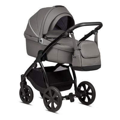 Noordi Fjordi Leather 2-in-1 Pram - Graphite