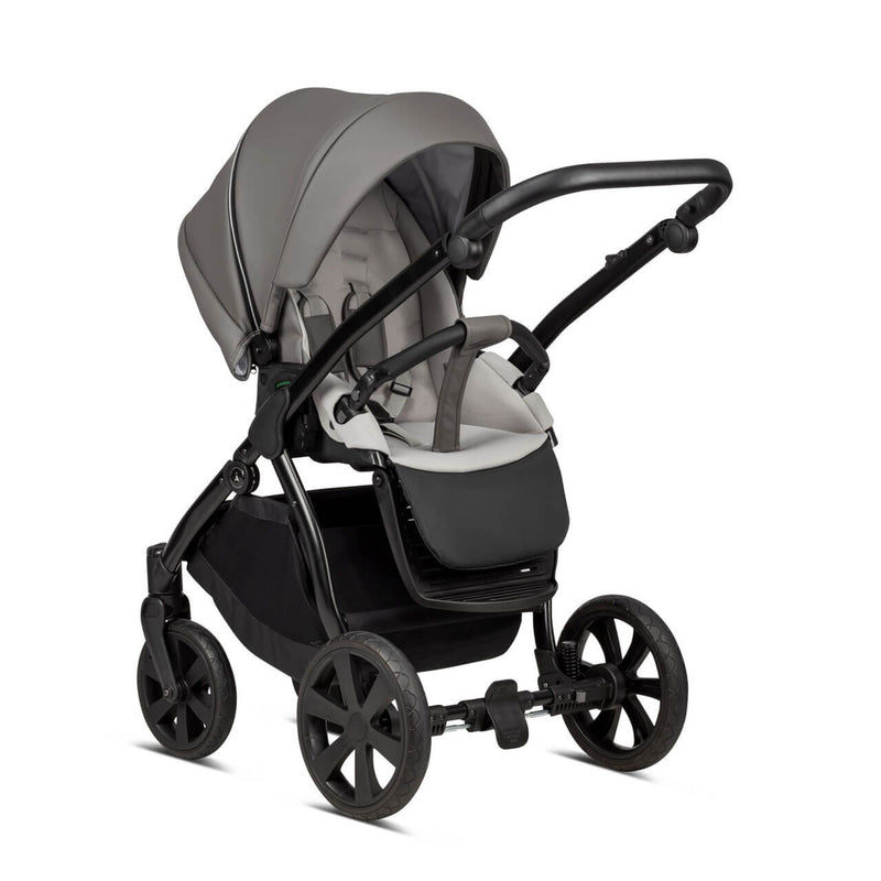 Noordi Fjordi Leather 2-in-1 Pram - Graphite