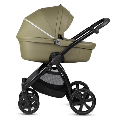 Noordi Fjordi Leather 2-in-1 Pram - Olive