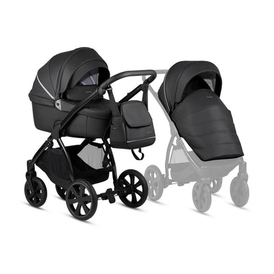 Noordi Fjordi Leather 3-in-1 Travel System - Onyx