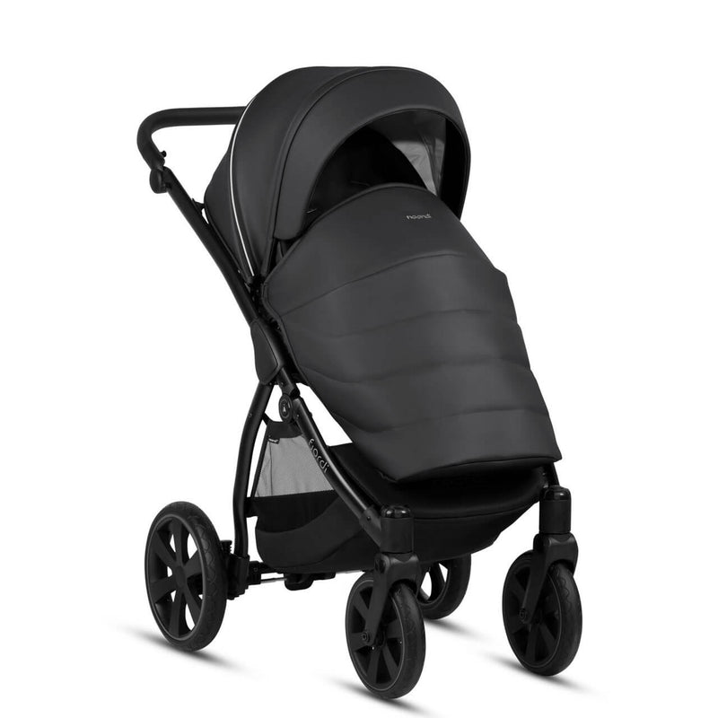 Noordi Fjordi Leather 2-in-1 Pram - Onyx