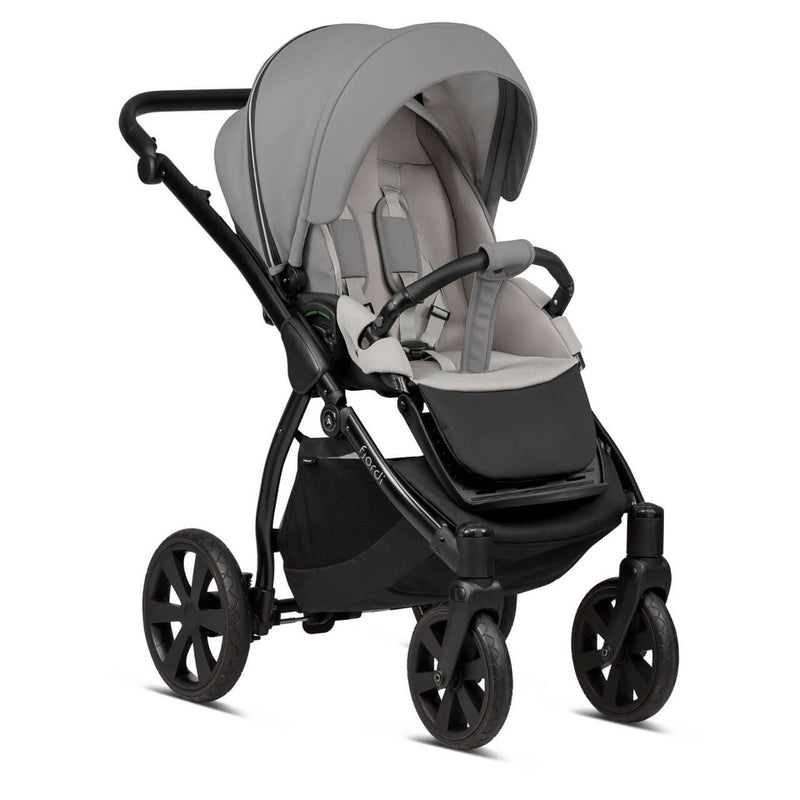 Noordi Fjordi Leather 2-in-1 Pram - Sleet