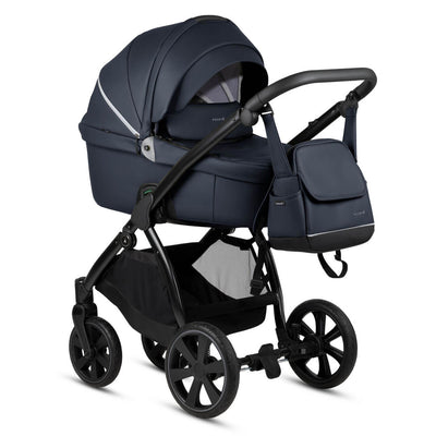 Noordi Fjordi Leather 2-in-1 Pram - Twilight