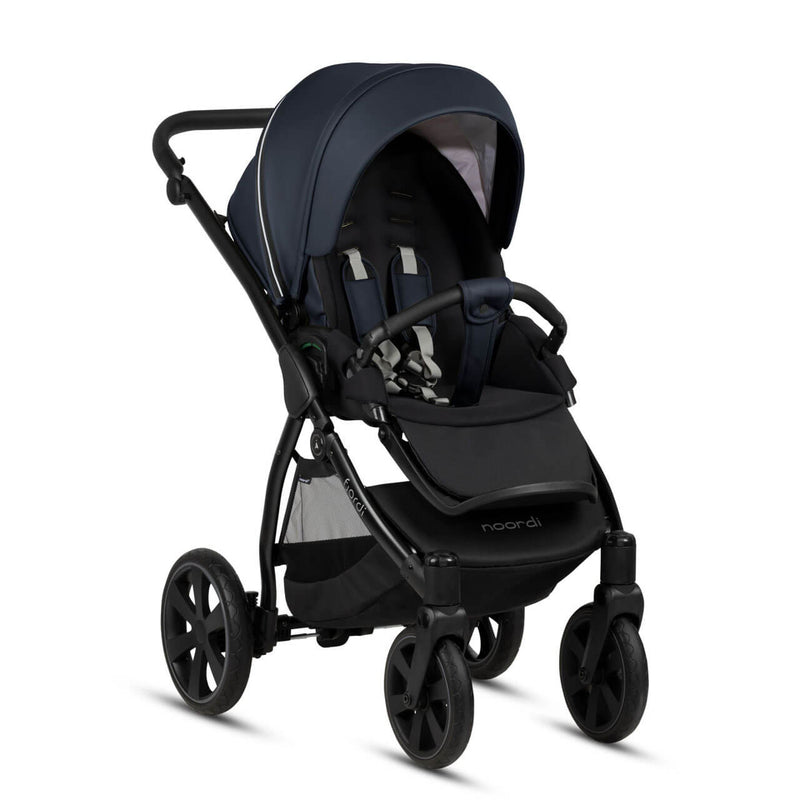 Noordi Fjordi Leather 2-in-1 Pram - Twilight