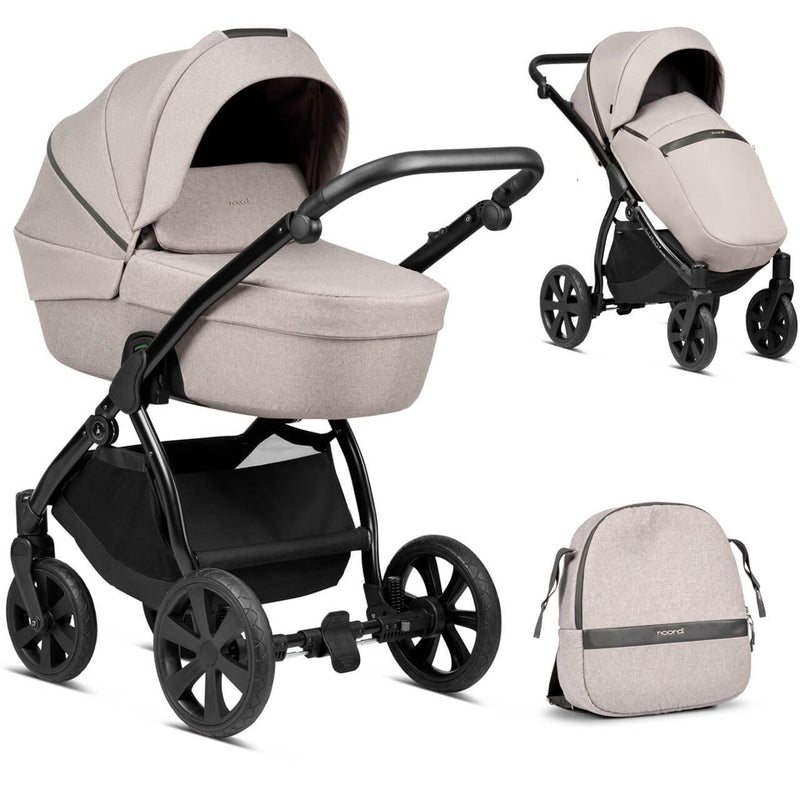 Noordi Luno All-Trails 2-in-1 Pram - Moon Rock