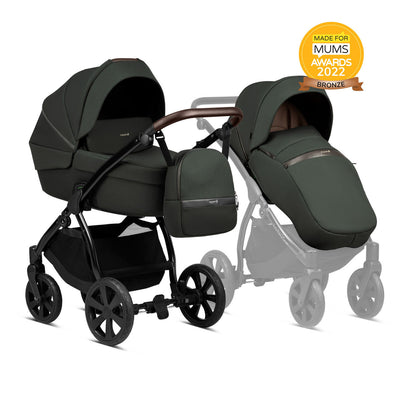 Noordi Luno All-Trails 2-in-1 Pram - Forest Green