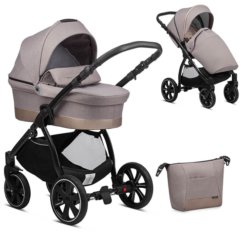 Noordi Sole Go 2-in-1 Pram - Beige