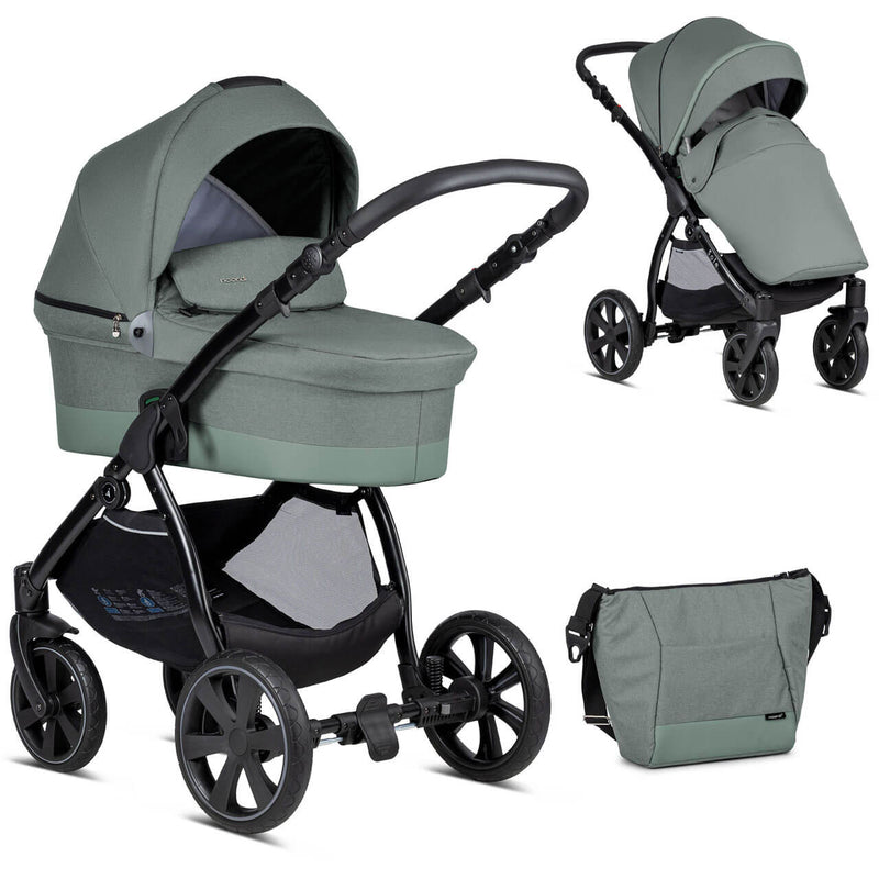 Noordi Sole Go 2-in-1 Pram - Sage