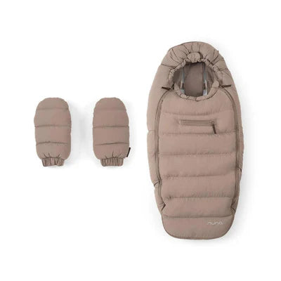 Nuna Winter Footmuff, Gloves & Bag - Cedar