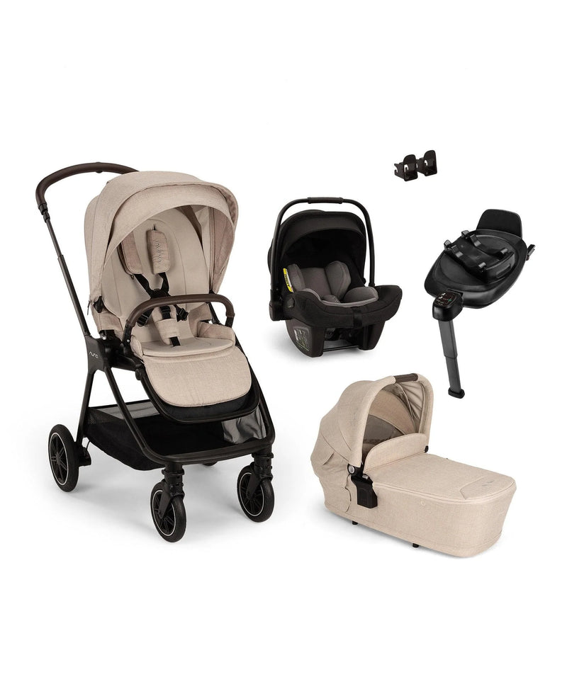 Nuna TRIV NEXT Pushchair (2024) + PIPA NEXT Travel System - Biscotti