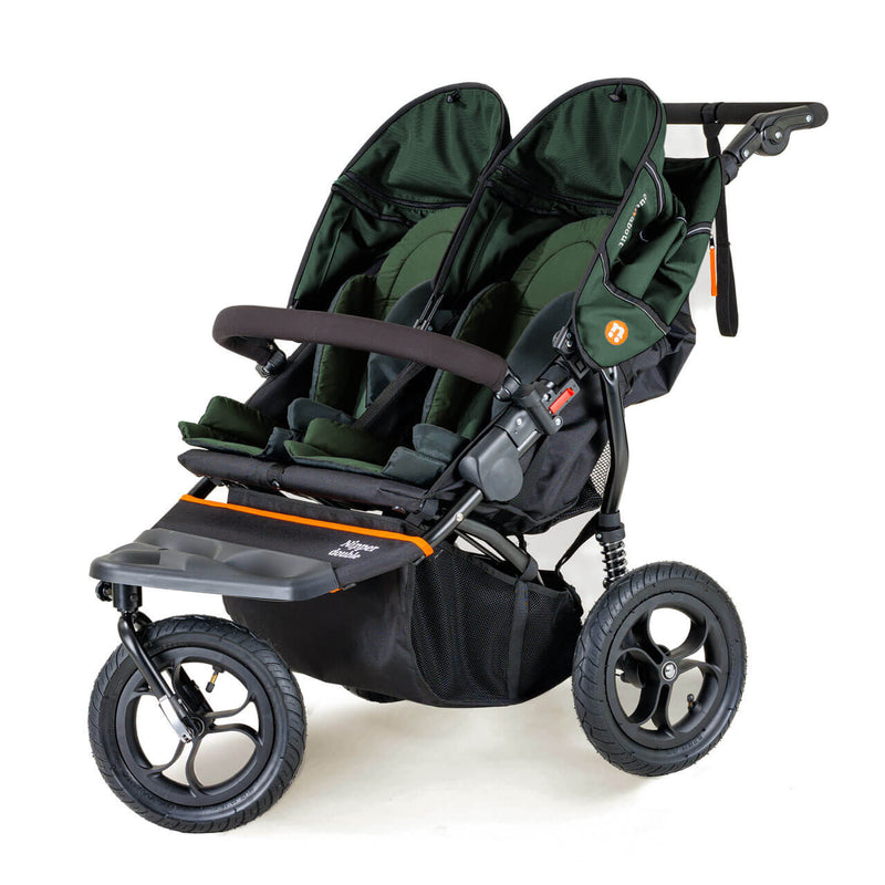 Out n About Double Nipper V5 Newborn and Toddler Starter Bundle - Sycamore Green