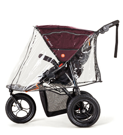 Out n About - Nipper Single V5 pushchair - Brambleberry Red - Free Footmuff