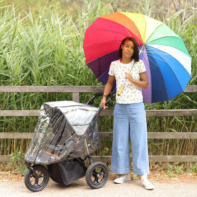 Out n About - Nipper Single V5 pushchair - Brambleberry Red - Free Footmuff