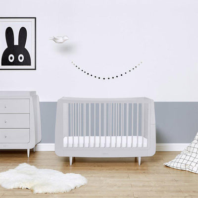 SnuzKot Skandi 2 Piece Nursery Furniture Set - Haze Grey