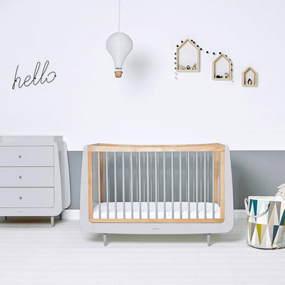 SnuzKot Skandi 2 Piece Nursery Furniture Set - Skandi Grey