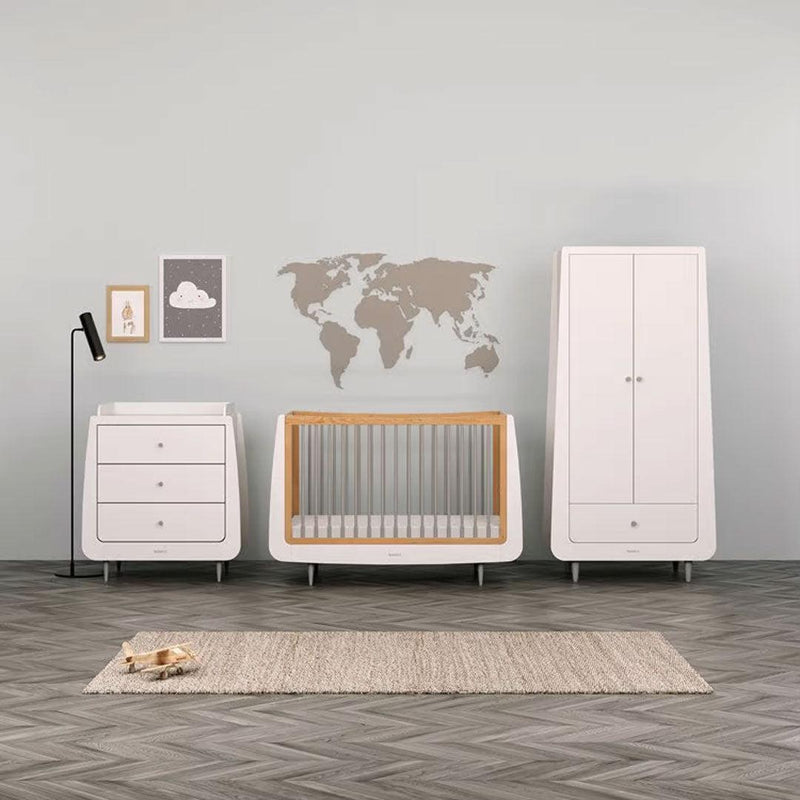 SnuzKot Skandi 3 Piece Nursery Furniture Set - Grey