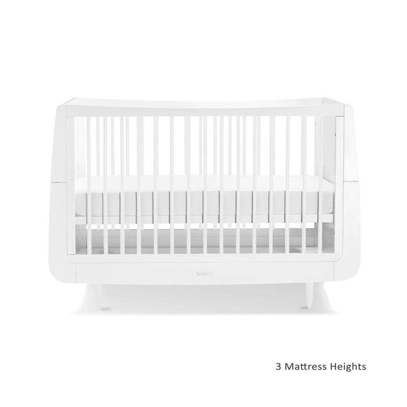 SnuzKot Skandi 3 Piece Nursery Furniture Set - White