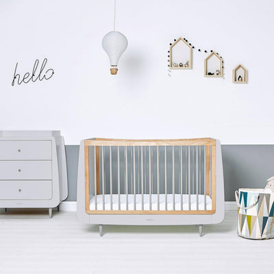 SnuzKot Skandi Cot Bed - Skandi Grey