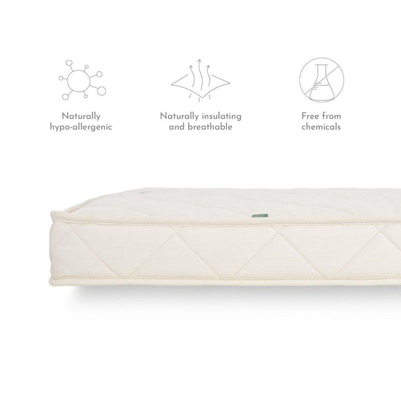 The Little Green Sheep Natural Mattress Extension Piece - SnuzKot