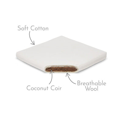 The Little Green Sheep Natural Crib Mattress - SnuzPod2