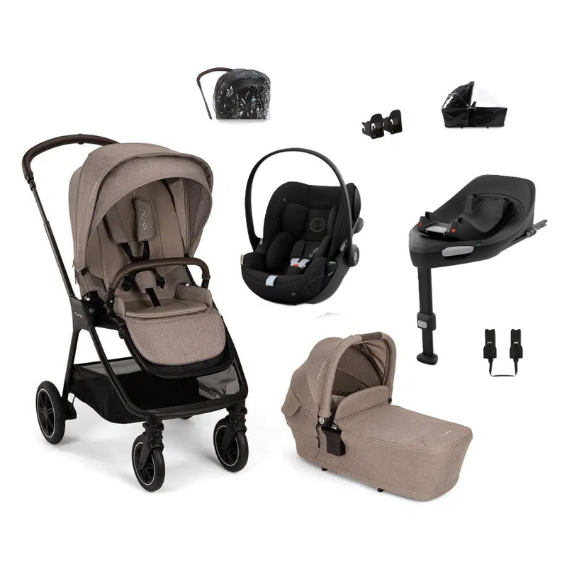 Nuna TRIV Next Cloud G Travel System – Cedar