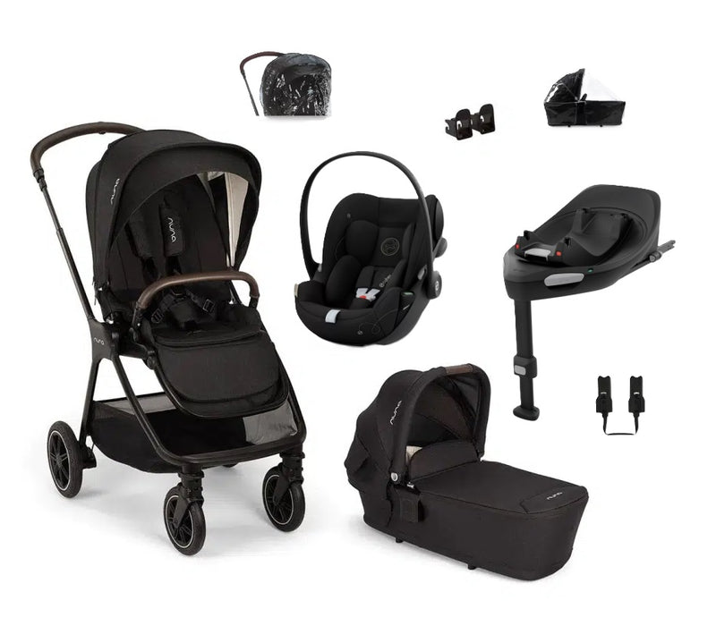 Nuna TRIV Next Cloud G Travel System – Caviar