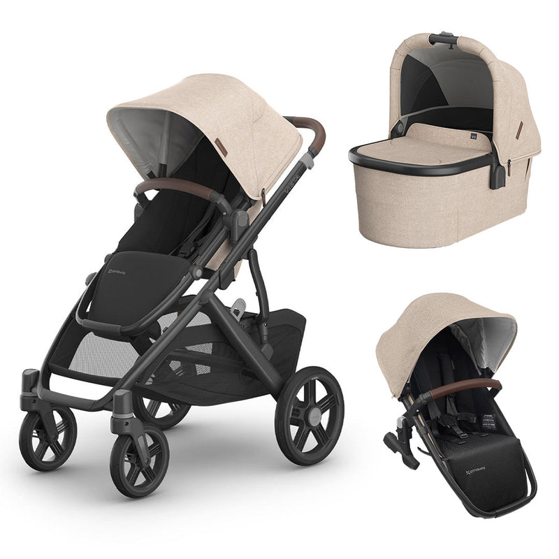 UPPAbaby Vista V3 Pushchair - Liam - Oat Melange - Duo