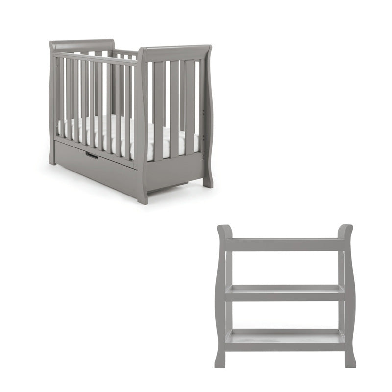 Obaby Stamford Space Saver 2 Piece Room Set - TAUPE GREY