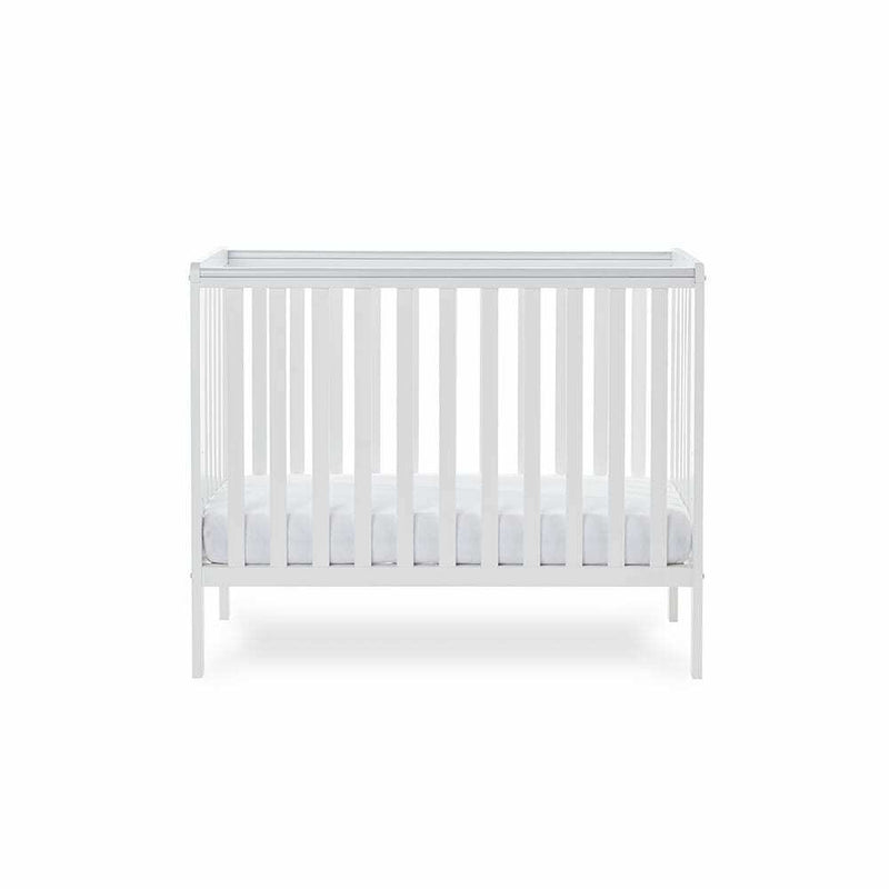 OBaby Bantam Space Saver Cot - White