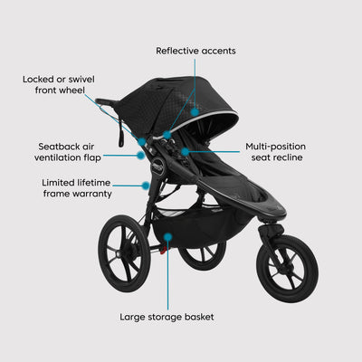 Baby Jogger - Summit X3 - Midnight Black