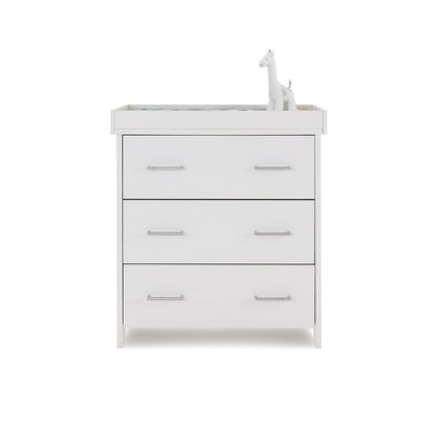 Obaby Nika 3 Piece Room Set & Underdrawer - WHITE WASH